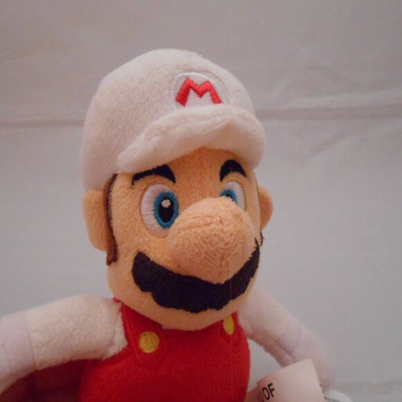 Nintendo Super Mario Fire Mario Plush, 8 Inch, Stuffed Animals/Plush, Video Game - Picture 5 of 6